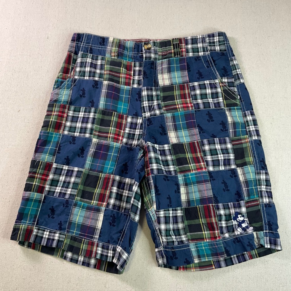 Walt Disney World Mickey Mouse Patchwork Shorts Size 32